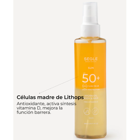 Segle Solar Spray Body & Hair SPF50+ | Protector Solar Corporal y Capilar