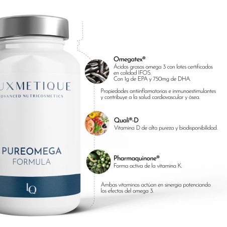 Luxmetique PureOmega Formula | Omega-3 de Alta Pureza para Bienestar Integral