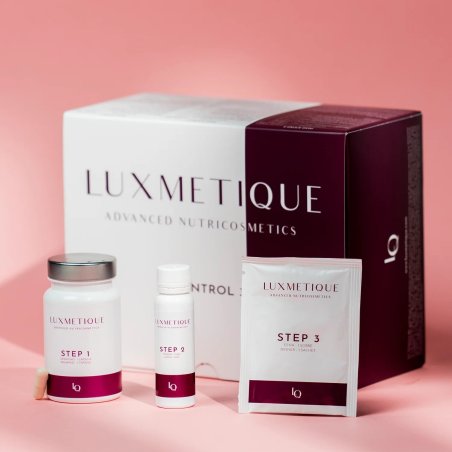 Luxmetique Control 3 Formula 15 Días | Programa Nutricosmético para Control de Peso en 3 Pasos