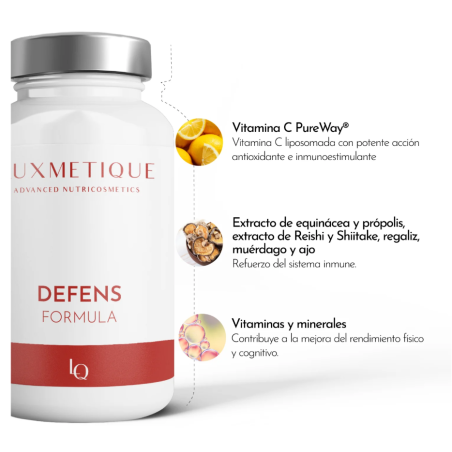 Luxmetique Defens Formula 60 Cápsulas | Refuerzo del Sistema Inmunitario y Defensas Naturales
