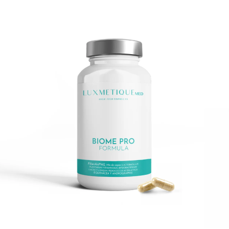 Luxmetique Biome Pro Formula 60 Cápsulas | Probiótico y Prebiótico para Microbiota e Inmunidad