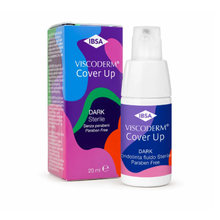 IBSA Viscoderm® Cover Up Dark 20 ml | Base de Maquillaje Correctora y Regeneradora
