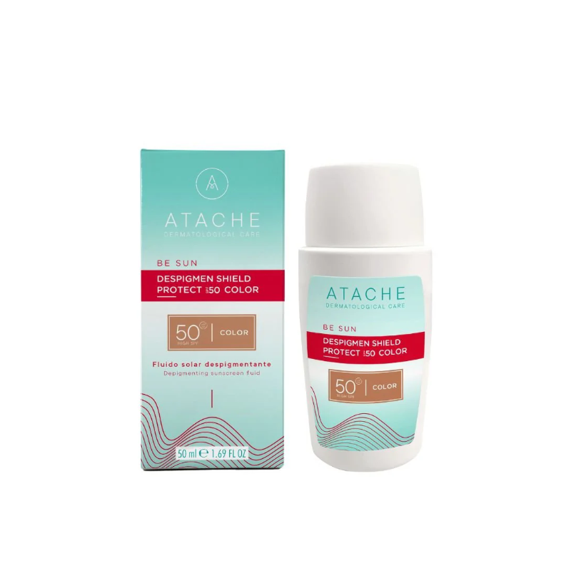 Atache Be Sun Despigmen Shield Protect SPF50+ | Fotoprotector Antimanchas
