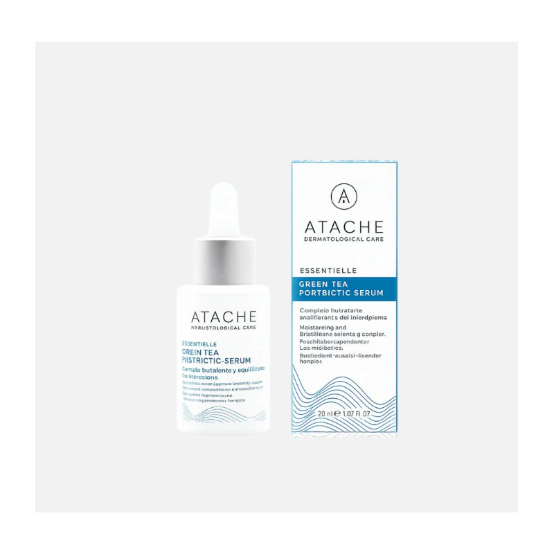 Atache Essentielle Green Tea Postbiotic Serum 30 ml | Sérum Equilibrante Antioxidante