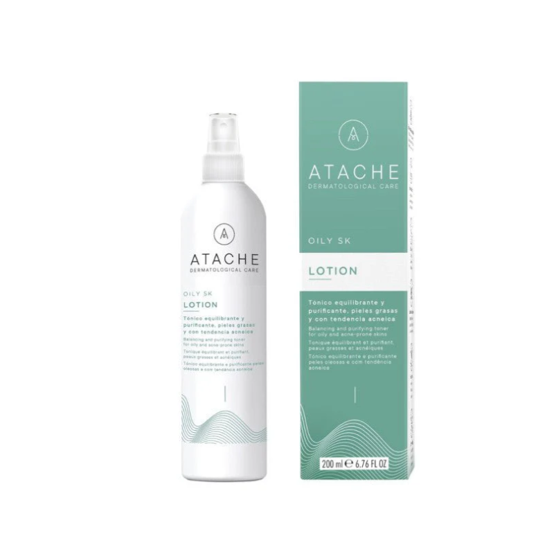 Atache Oily SK Lotion 200 ml | Tónico Purificante para Piel Grasa y Acneica