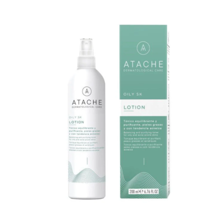 Atache Oily SK Lotion 200 ml | Tónico Purificante para Piel Grasa y Acneica
