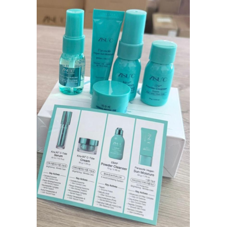 ZISU'C Travel Set | Rutina Facial Completa de Viaje con Protección Solar