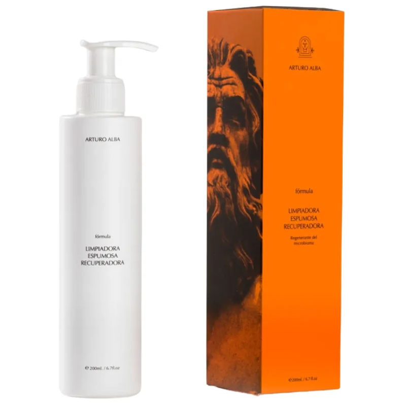 Arturo Alba Limpiadora Espumosa Recuperadora 200 ml | Limpiador Facial Suave y Reparador
