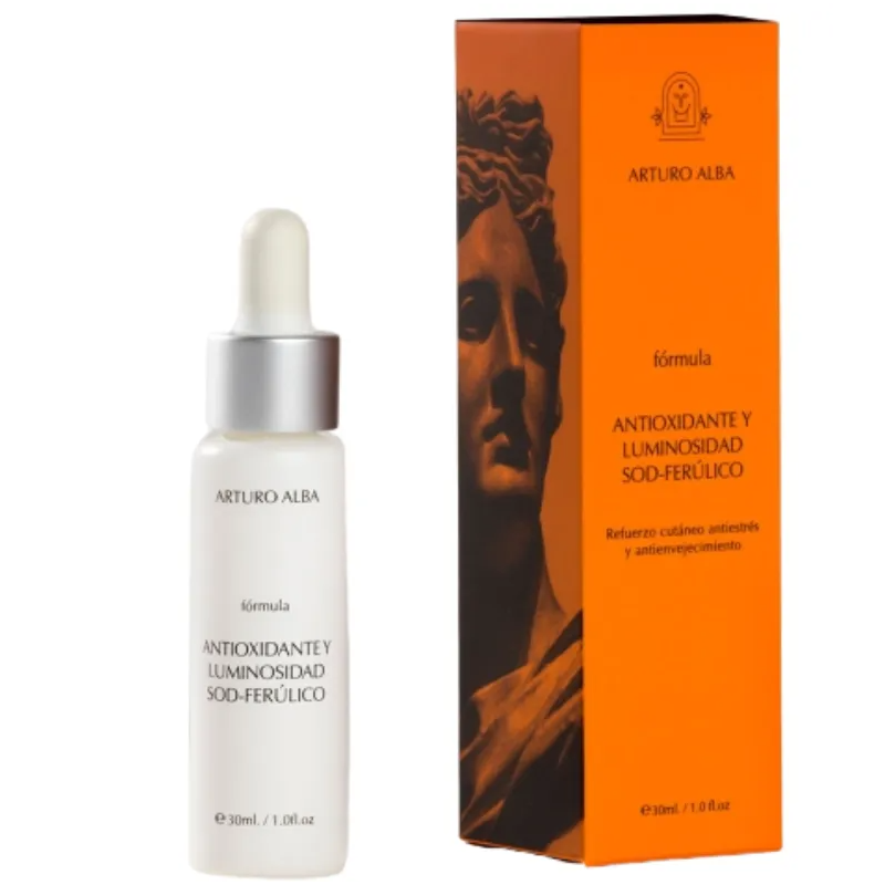 Arturo Alba Antioxidante y Luminosidad SOD-Ferúlico 30 ml | Sérum Antioxidante Iluminador