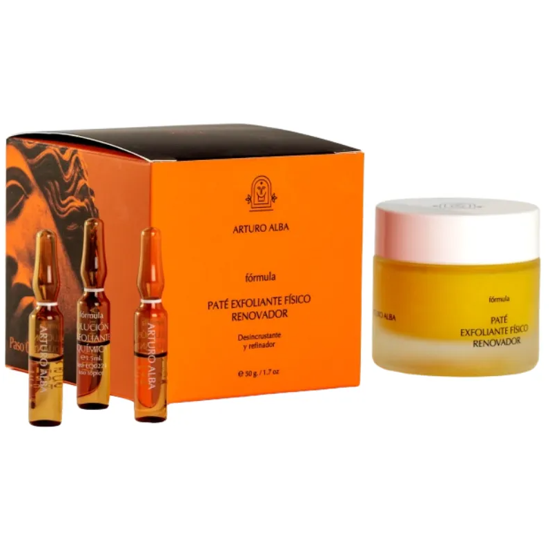 Arturo Alba Paté Exfoliante Físico Renovador 100 ml | Exfoliante Facial Suave y Renovador