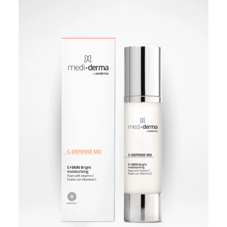 Mediderma Lote C-Defense | Fluido + Concentrado + Contorno + Sunyses Protect & Repair SPF50+