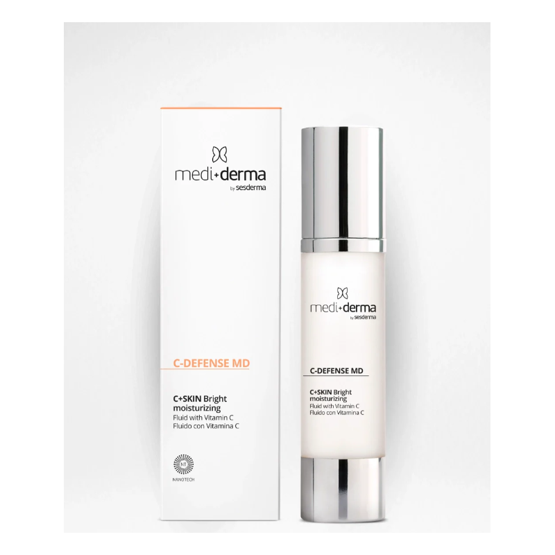 Mediderma Lote C-Defense + Hylanses + Sunyses Natural Skin Tone SPF50+ | Rutina Antioxidante con Color