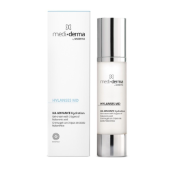 Mediderma Lote Hylanses Gel Crema + C-Defense + Sunyses Protect & Repair SPF50+ | Rutina Hidratante y Antioxidante