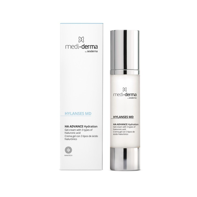 Mediderma Lote Hylanses Gel Crema + C-Defense + Sunyses Protect & Repair SPF50+ | Rutina Hidratante y Antioxidante