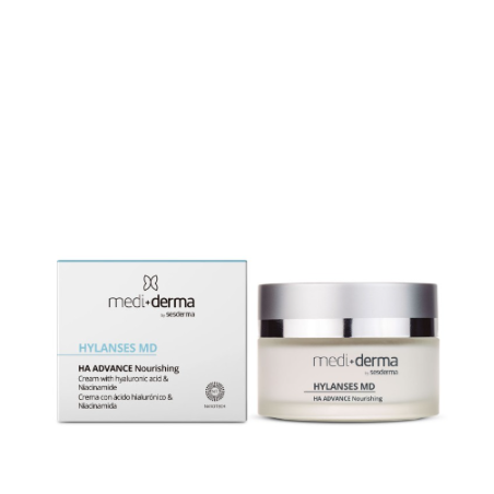 Mediderma Lote Hylanses Crema + C-Defense + Sunyses Natural Skin Tone SPF50+ | Rutina Hidratante con Color