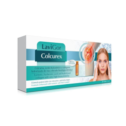 Lavigor Colcurex 20x10 ml | Colágeno, Cúrcuma y Ácido Hialurónico Bebible