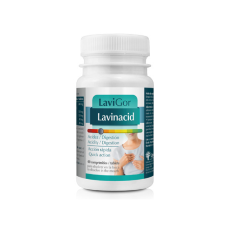 Lavigor Lavinacid 40 Comprimidos | Alivio de la Acidez y Protección de la Mucosa Gástrica