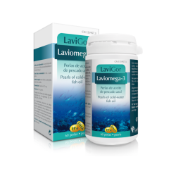 Lavigor Laviomega 3 60 Perlas | Omega 3 con EPA y DHA de Aceite de Pescado Azul