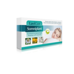 Lavigor Somniplant 40 Cápsulas | Melatonina, GABA y Plantas para Dormir Mejor