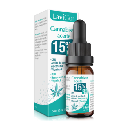 Lavigor Cannabisan Aceite 15% CBD 10 ml | Aceite Calmante de Uso Tópico con Cannabidiol