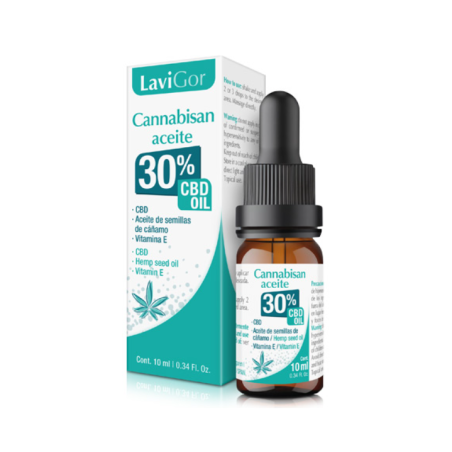 Lavigor Cannabisan Aceite 30% CBD 10 ml | Aceite Calmante de Uso Tópico con Alta Concentración de CBD