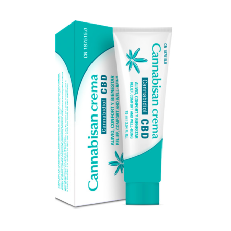 Lavigor Cannabisan Crema 75 ml | Crema de Efecto Calor con CBD para Músculos y Articulaciones
