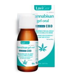 Lavigor Cannabisan Gel Oral 60 ml | Gel Bucal con CBD y Ácido Hialurónico