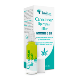 Lavigor Cannabisan Lip Repair Filler 6 ml | Sérum Labial con CBD, Ácido Hialurónico y Efecto Relleno