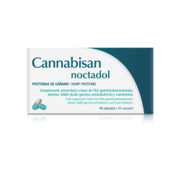 Lavigor Cannabisan Noctadol 40 Cápsulas | Melatonina y PEA para un Descanso Reparador
