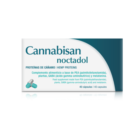 Lavigor Cannabisan Noctadol 40 Cápsulas | Melatonina y PEA para un Descanso Reparador