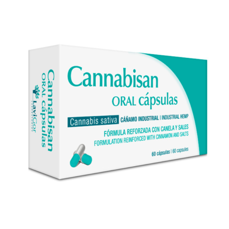 Lavigor Cannabisan Oral 60 Cápsulas | Complemento con Cáñamo Industrial para el Bienestar Muscular y Nervioso