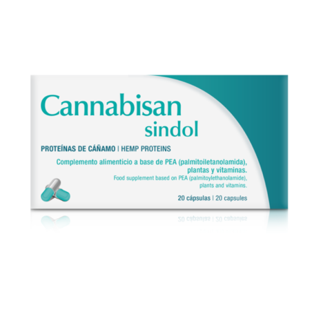 Lavigor Cannabisan Sindol 20 Cápsulas | PEA, Cúrcuma y Harpagofito para el Bienestar Articular