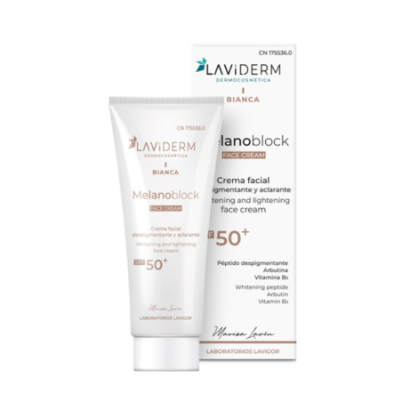 Lavigor Bianca Melanoblock SPF50+ 50 ml | Crema Despigmentante con Muy Alta Protección Solar