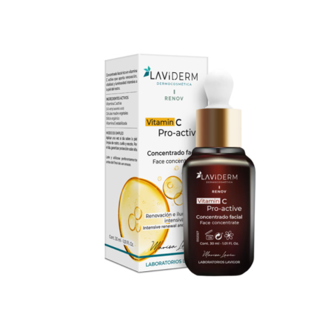 Lavigor Renov Vitamin C Pro-Active 30 ml | Sérum Facial con Vitamina C Activa Iluminadora