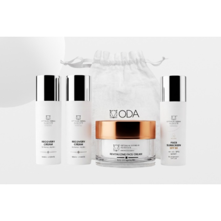 ODA Pack Revitalizing Face Cream 30+ + Recovery Cream Piel Seca + Sunscreen SPF50 | Rutina Facial Antiedad Completa