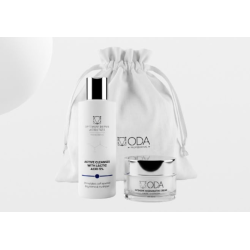 ODA Pack Active Cleanser with Lactic Acid 5% + Intensive Regenerating Cream for Dry/Sensitive Skin | Rutina Renovadora y Reparad