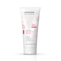 AINHOA COSMETICS Multivit Glow Crema Corporal Multivitaminas 200 ml | Hidratante e Iluminadora