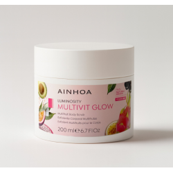 AINHOA COSMETICS Multivit Glow Exfoliante Corporal Multifruitas 200 ml | Renovador e Iluminador