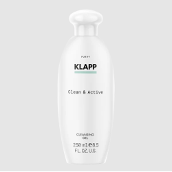 KLAPP Clean & Active Cleansing Gel 250 ml | Gel Limpiador Facial Purificante