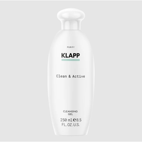 KLAPP Clean & Active Cleansing Gel 250 ml | Gel Limpiador Facial Purificante