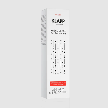 KLAPP Purity Multi Level Performance Skin Perfection PHA Toner 200 ml | Tónico Exfoliante con PHA