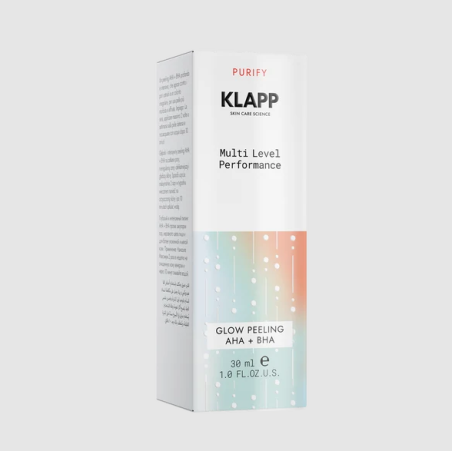 KLAPP Purity Multi Level Performance Glow Peeling AHA + BHA 30 ml | Peeling Facial Renovador