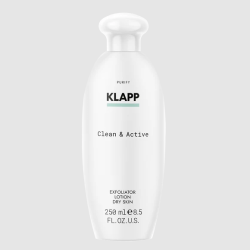 KLAPP Purity Clean & Active Exfoliator Dry Skin 250 ml | Exfoliante Facial para Piel Seca