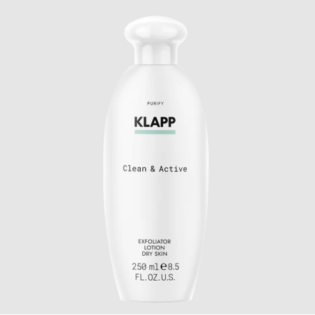 KLAPP Purity Clean & Active Exfoliator Dry Skin 250 ml | Exfoliante Facial para Piel Seca