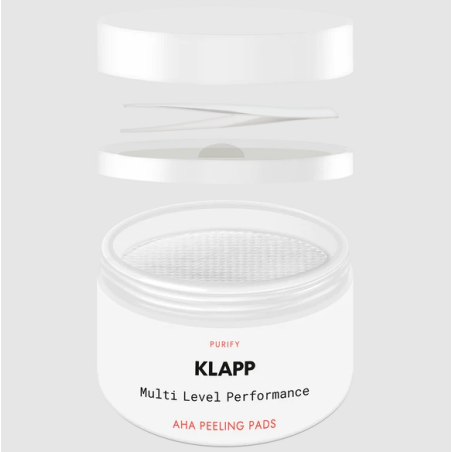 KLAPP Purity Multi Level Performance AHA Peeling Pads 40 Uds | Discos Exfoliantes con AHA