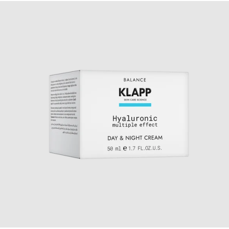 KLAPP Hyaluronic Multiple Effect Day & Night Cream 50 ml | Crema Facial con Ácido Hialurónico