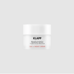 KLAPP Hyaluronic Triple Action Moisture Day + Night Cream 50 ml | Crema Facial Hidratante con Ácido Hialurónico