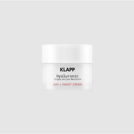 KLAPP Hyaluronic Triple Action Moisture Day + Night Cream 50 ml | Crema Facial Hidratante con Ácido Hialurónico