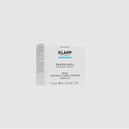KLAPP Hyaluronic Multiple Effect Colour & Care Cushion Refill 01 Light 15 ml | Recambio Cushion Hidratante