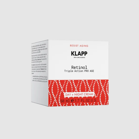 KLAPP Retinol Triple Action Pro Age Day + Night Cream 50 ml | Crema Antiedad con Retinol